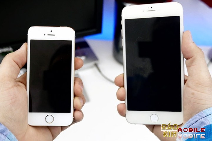 Điện thoại không vỡ kính nhưng lại vỡ màn LCD hiển thị bên trong: Thay màn hình iPhone 6s Plus.
