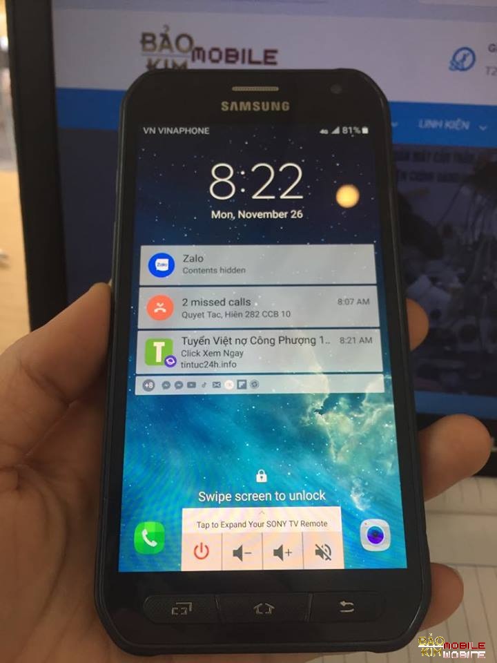 Bảo kim mobile chuyên thay pin Samsung S6 Active lấy ngay.