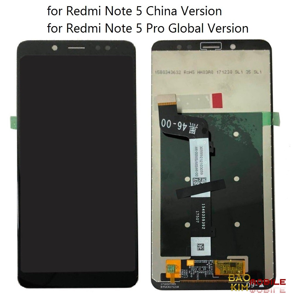 Thay mặt kính Xiaomi Redmi Note 5/ 5 Pro