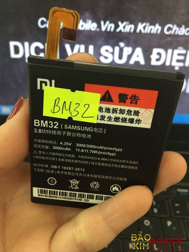 Thay pin Xiaomi Mi 4 BM32 chính hãng tại Bảo kim mobile.