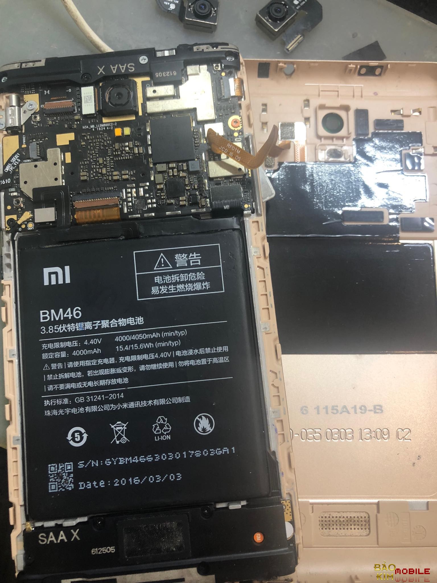 Thay Pin Xiaomi Redmi Note 3/ 3 Pro